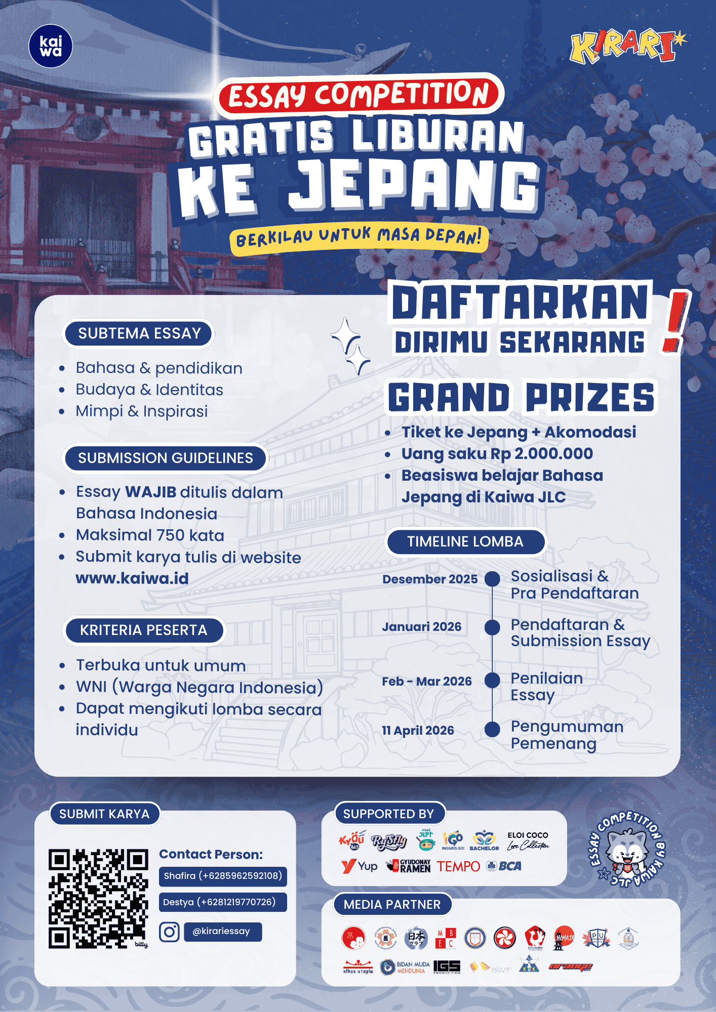 Brosur Kirari Essay Competition